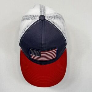 Outdoor Cap Mens USA Flag Patch Mesh Adjustable SnapBack Baseball Cap